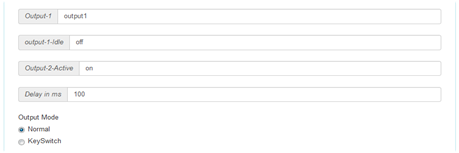 AlarmPro Device Menu IO Output Config